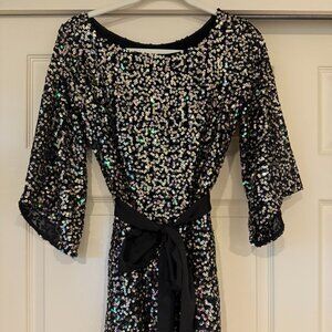 NWT Anthropologie Sequin Mini Dress